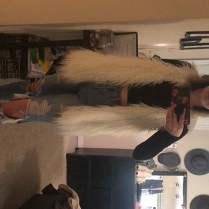 Kendall & Kylie faux fur vest